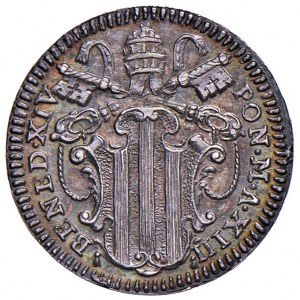 Papal - Benedetto XIV (1740-1758) Grosso An. XIV - Munt...