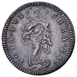 Papal - Benedetto XIV (1740-1758) Grosso An. XIV - Munt...