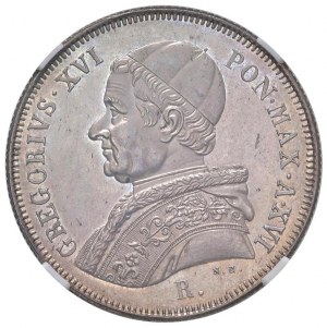 Papal - Gregory XVI (1831-1846) 50 Baiocchi 1846 - Nom...