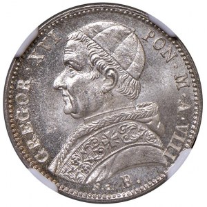 Papal - Gregorio XVI (1831-1846) Bologna - 20 Baiocchi ...
