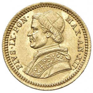 Papal - Pio IX (1846-1870) 2,50 Scudi 1857 An. XII - No...