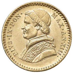Papal - Pio IX (1846-1870) 2,50 Scudi 1859 An. XIII - N...