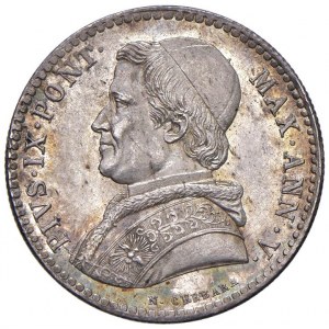 Papal - Pio IX (1846-1870) 20 Baiocchi 1850 An. V - Nom...