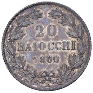 Papal - Pio IX (1846-1870) 20 Baiocchi 1860 An. XIV - N...