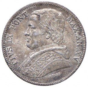 Papal - Pio IX (1846-1870) 20 Baiocchi 1861 An. XV - No...