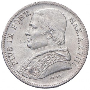 Papal - Pio IX (1846-1870) 20 Baiocchi 1864 An. XVIII -...