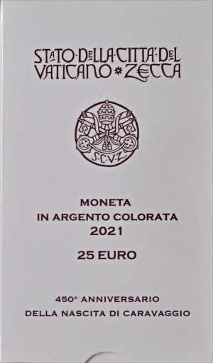 Papst - VATIKAN Franziskus (2013-2025) 25 Euro 2021, 