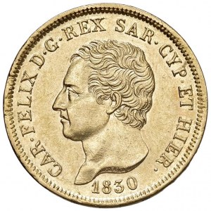 Savoy - Charles Felix (1821-1831) 80 Lire 1830 G - Nomis...