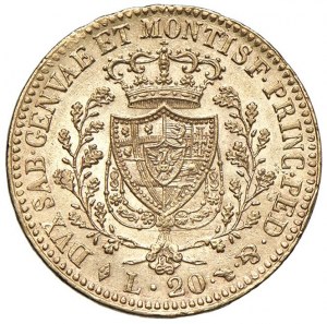 Savoy - Charles Felix (1821-1831) 20 Lire 1823 T - Nomis...