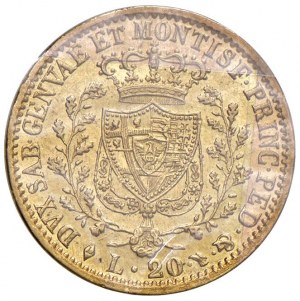 Savoy - Charles Felix (1821-1831) 20 Lire 1827 T - Nomis...