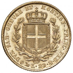Savoy - Carlo Alberto (1831-1849) 20 Lire 1849 G - Nomi...