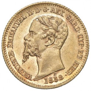 Savoyen - Viktor Emanuel II (1849-1861) 20 Lire 1858 G...
