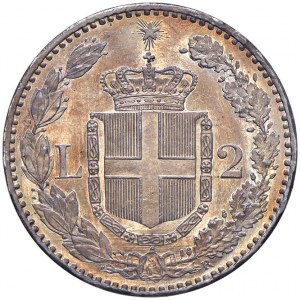 Savoy - Umberto I (1878-1900) 2 Lire 1887 - Nomisma 100...