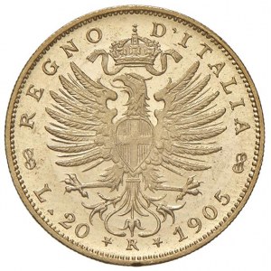 Savoy - Vittorio Emanuele III (1900-1946) 20 Lire 1905 ...