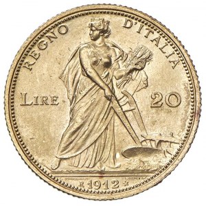 Savoy - Vittorio Emanuele III (1900-1946) 20 Lire 1912 ...