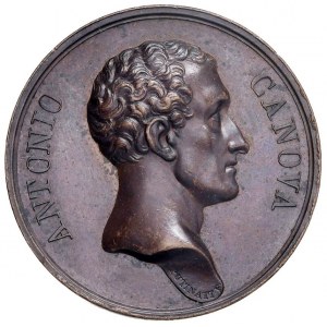 Medals - Antonio Canova (1757-1822) Medaglia 1823 Inaug...