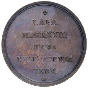 Medals - Antonio Canova (1757-1822) Medaglia 1823 Inaug...
