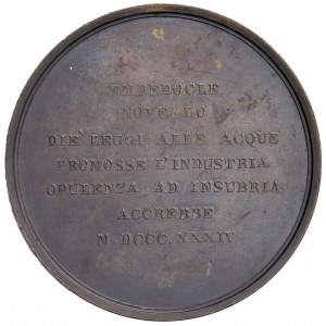 Medals - Charles Parea (1771-1834) Medal 1834 To the grand...