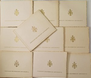 Lots - VATICAN Lot consisting of 10 divisional series ...