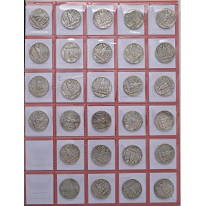 Lots - KINGDOM OF ITALY Lot of 28 coins 5 Lire 1928...