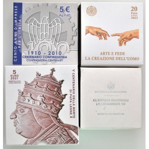 Lots - WORLD COINS Lotto composto da 2 cofanetti della ...