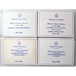 Lots - WORLD COINS Lot consisting of 13 box sets containing...