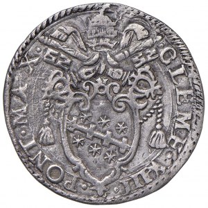 Sbírka P.F.G. - Klement VIII (1592-1605) Testone -...