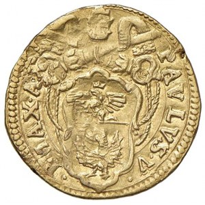 P.F.G. Collection - Paolo V (1605-1621) Scudo d'oro An....
