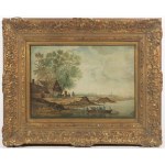Dutch painter 18th century, Shore Scenes