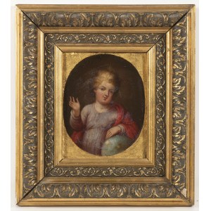 18th century painte, Jesus child with globe