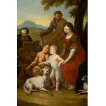Johann Nepomuk della Croce (1736 -1819 ), The Holy Family With St. John The Baptist In Landscape.