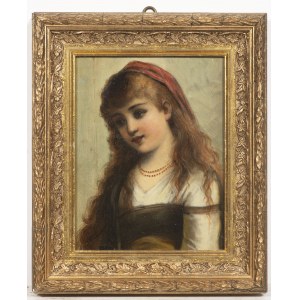 Circle of Gabriel Cornelius Ritter von Max., Portrait of a young woman