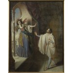 19th century painter, Gallant scene