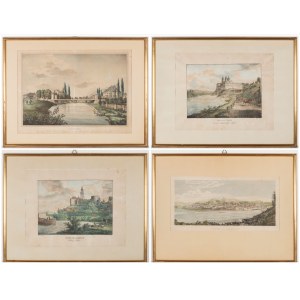 Four engravings landscapes.
