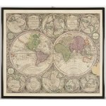 Four engravings with maps