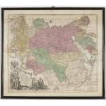 Four engravings with maps