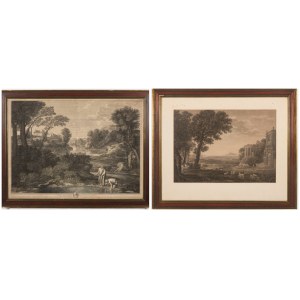 Two landscape engravings