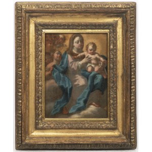 Sebastiano Conca, also known as ‘Il Cavaliere’, 1676/80 Gaita - 1764 Naples, attributed to, MADONNA WITH THE CHILD JESUS AND ANGELS