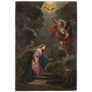 Flemish painter of the 18th century, THE ANNUNCIATION TO MARY