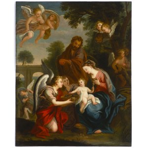 Giovanni Odazzi (1663-1731), Rest on the Flight into Egypt