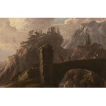 Willem van Bemmel (1630-1708) - attributed to, Landscape with bridge
