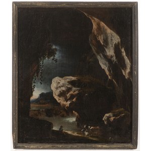 Johan Heinrich Roos, 1631 - 1685 ), attributed to, ROCKY FANTASY LANDSCAPE