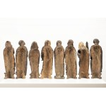 Master South Tyrol , 15th century, Eight wooden sculptures