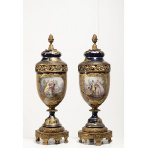 Sèvres ?, 19th century, Pair of vases
