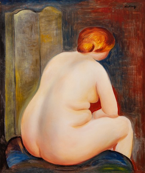 Mojżesz (Moise) Kisling (1891 Kraków - 1953 Paryż), Akt Kiki de Montparnasse (