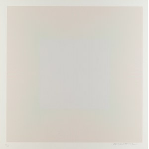 Richard Anuszkiewicz (1930 Erie - 2020 Englewood), Soft, pale gray