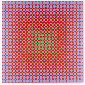 Richard Anuszkiewicz (1930 Erie - 2020 Englewood), Prisma triangolare, 1963/1982