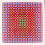 Richard Anuszkiewicz (1930 Erie - 2020 Englewood), Prisma triangolare, 1963/1982