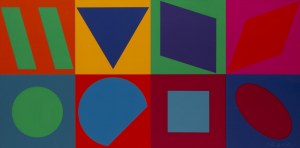 Victor Vasarely (1906 Pécs - 1997 Paryż), Bez tytułu, 1985
