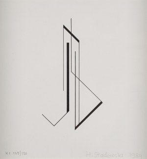 Henryk Stażewski (1894 Warszawa - 1988 Warszawa), Figura geometryczna, 1984